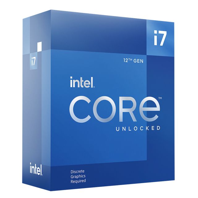 Processeur Intel Core i7-12700KF Alder Lake-S (3,6Ghz) (Sans iGPU)