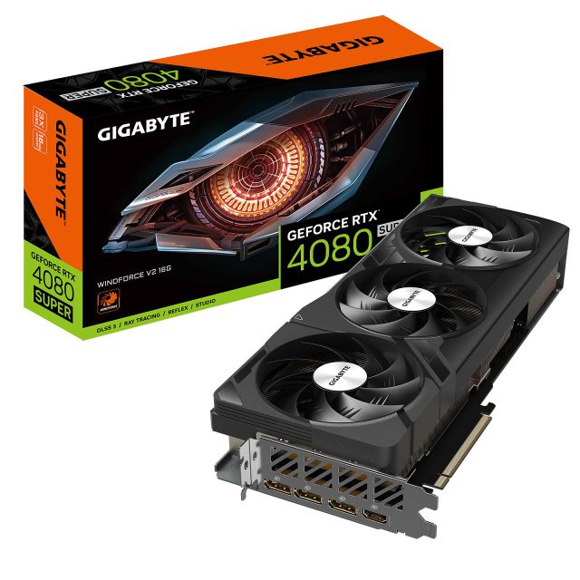Carte Graphique Gigabyte RTX 4080 SUPER WINDFORCE OC 16G