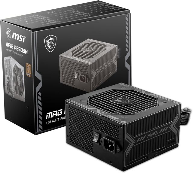 Alimentation MSI MAG A650BN - 650W - 80 Plus Bronze