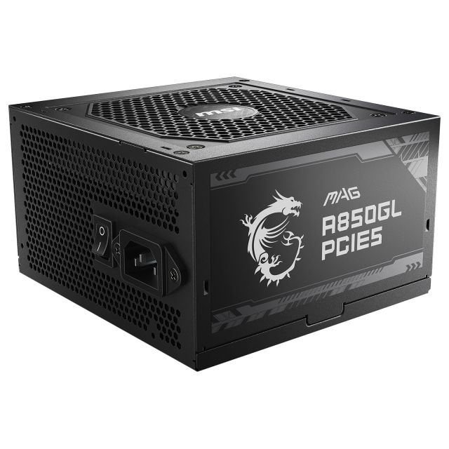 Alimentation Modulaire MSI MPG A850GL PCIE5 Bloc - 850W - PCIE 5.0 - ATX 3.0 - 80 Plus Gold