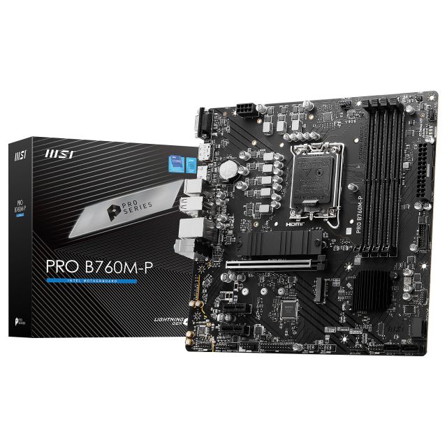 Carte Mère MSI PRO B760M-P DDR5 - Micro ATX Socket 1700