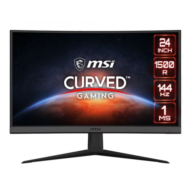 Ecran incurvé 24" MSI Gaming G24C6 E2  / FHD - 180Hz (Noir)