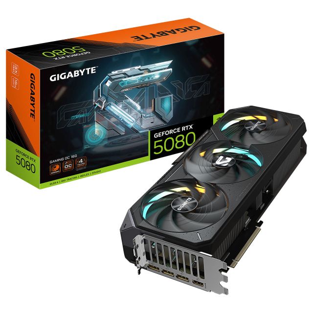 Carte Graphique GIGABYTE RTX 5080 GAMING OC 16G
