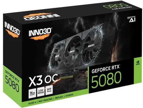 Carte Graphique INNO3D RTX 5080 X3 OC 16G