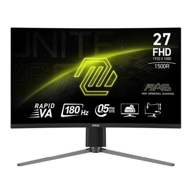 Ecran incurvé 27" MSI Gaming MAG 27C6PF / FHD - 180Hz (Noir)