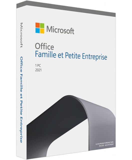 Pack Microsoft Office PME - 2021 - 1 Poste 
